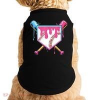 Baseball Base Drip Ice Cream Sports Fan Doggie Tank thumb 0