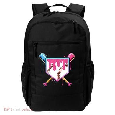 Baseball Base Drip Ice Cream Sports Fan Backpack