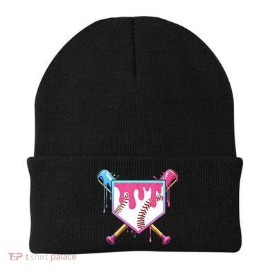 Baseball Base Drip Ice Cream Sports Fan Beanie