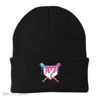Baseball Base Drip Ice Cream Sports Fan Beanie thumb 0