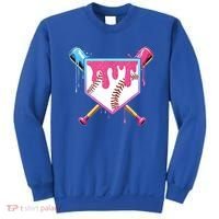Baseball Base Drip Ice Cream Sports Fan Sweatshirt thumb 0
