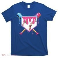 Baseball Base Drip Ice Cream Sports Fan T-Shirt thumb 0
