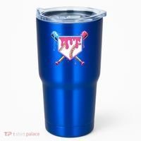 Baseball Base Drip Ice Cream Sports Fan Tumbler thumb 0
