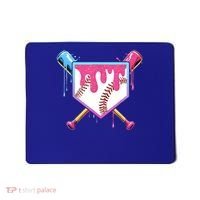 Baseball Base Drip Ice Cream Sports Fan Mousepad thumb 0