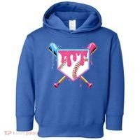 Baseball Base Drip Ice Cream Sports Fan Toddler Hoodie thumb 0