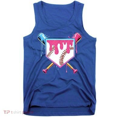 Baseball Base Drip Ice Cream Sports Fan Tank Top