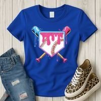 Baseball Base Drip Ice Cream Sports Fan Women's T-Shirt thumb 3