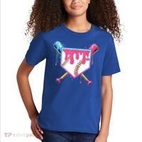 Baseball Base Drip Ice Cream Sports Fan Kids T-Shirt thumb 2