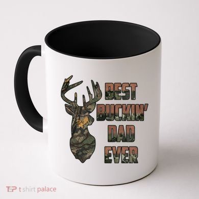 Best Buckin Dad Ever Funny Fathers Day Gift Coffee Mug