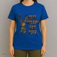 Best Buckin Dad Ever Funny Fathers Day Gift T-Shirt thumb 4