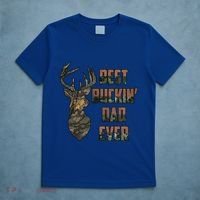 Best Buckin Dad Ever Funny Fathers Day Gift T-Shirt thumb 5