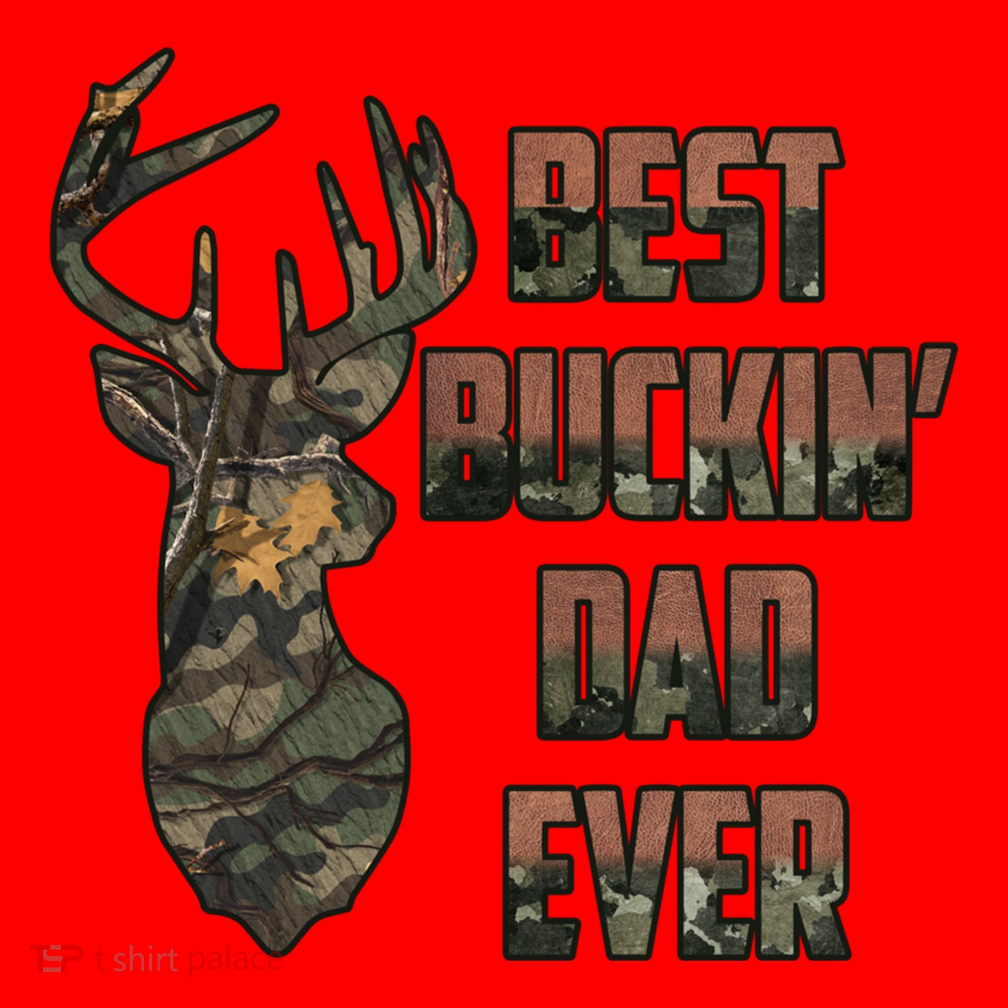 Best Buckin Dad Ever Funny Fathers Day Gift Santa Hat
