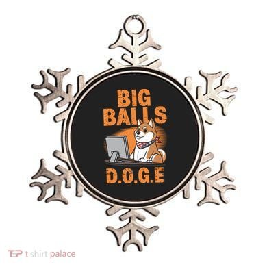 Big Balls D.O.G.E Doge Funny Ornament