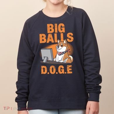 Big Balls D.O.G.E Doge Funny Women's Sweatshirt