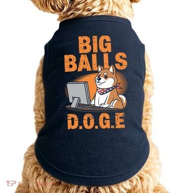 Big Balls D.O.G.E Doge Funny Doggie Tank