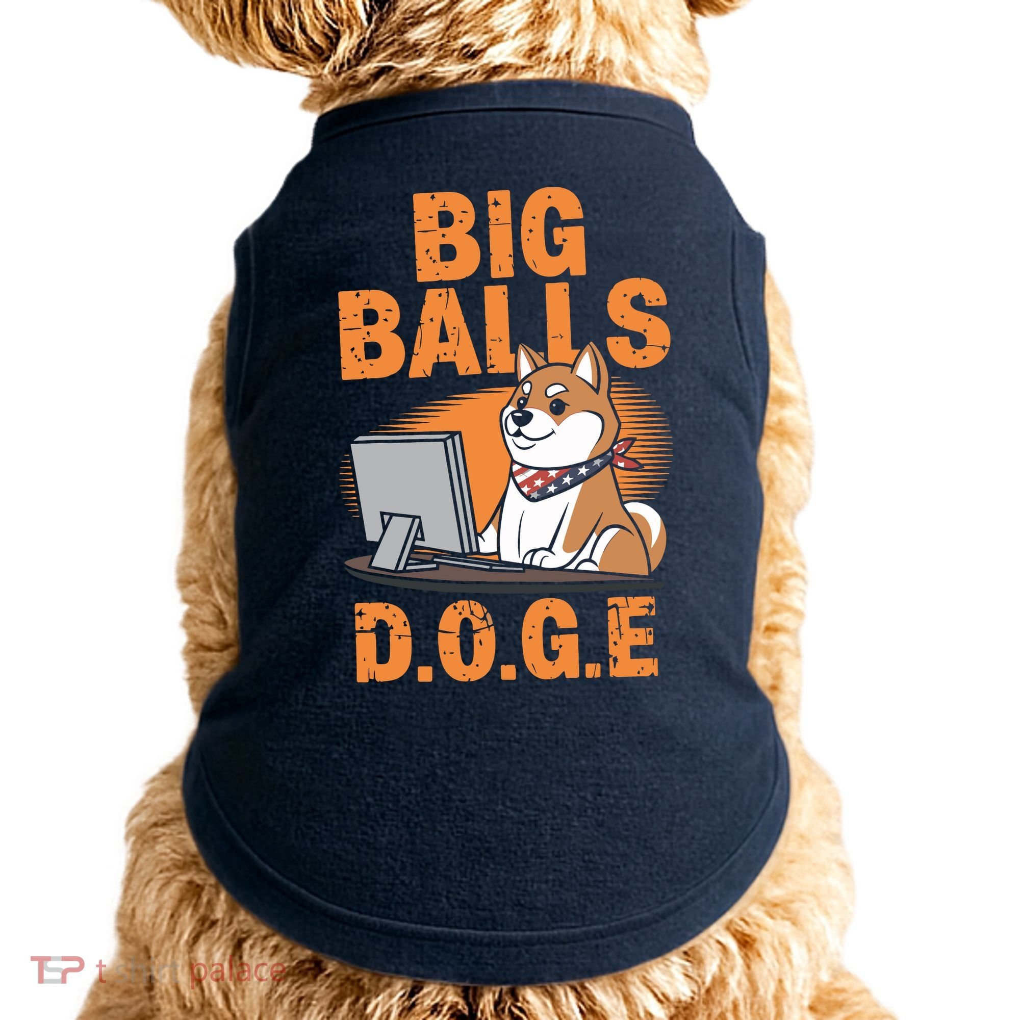 Big Balls D.O.G.E Doge Funny Doggie Tank