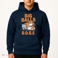 Big Balls D.O.G.E Doge Funny Hoodie thumb 2