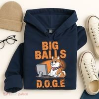 Big Balls D.O.G.E Doge Funny Hoodie thumb 4