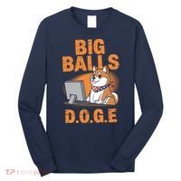 Big Balls D.O.G.E Doge Funny Long Sleeve Shirt thumb 0