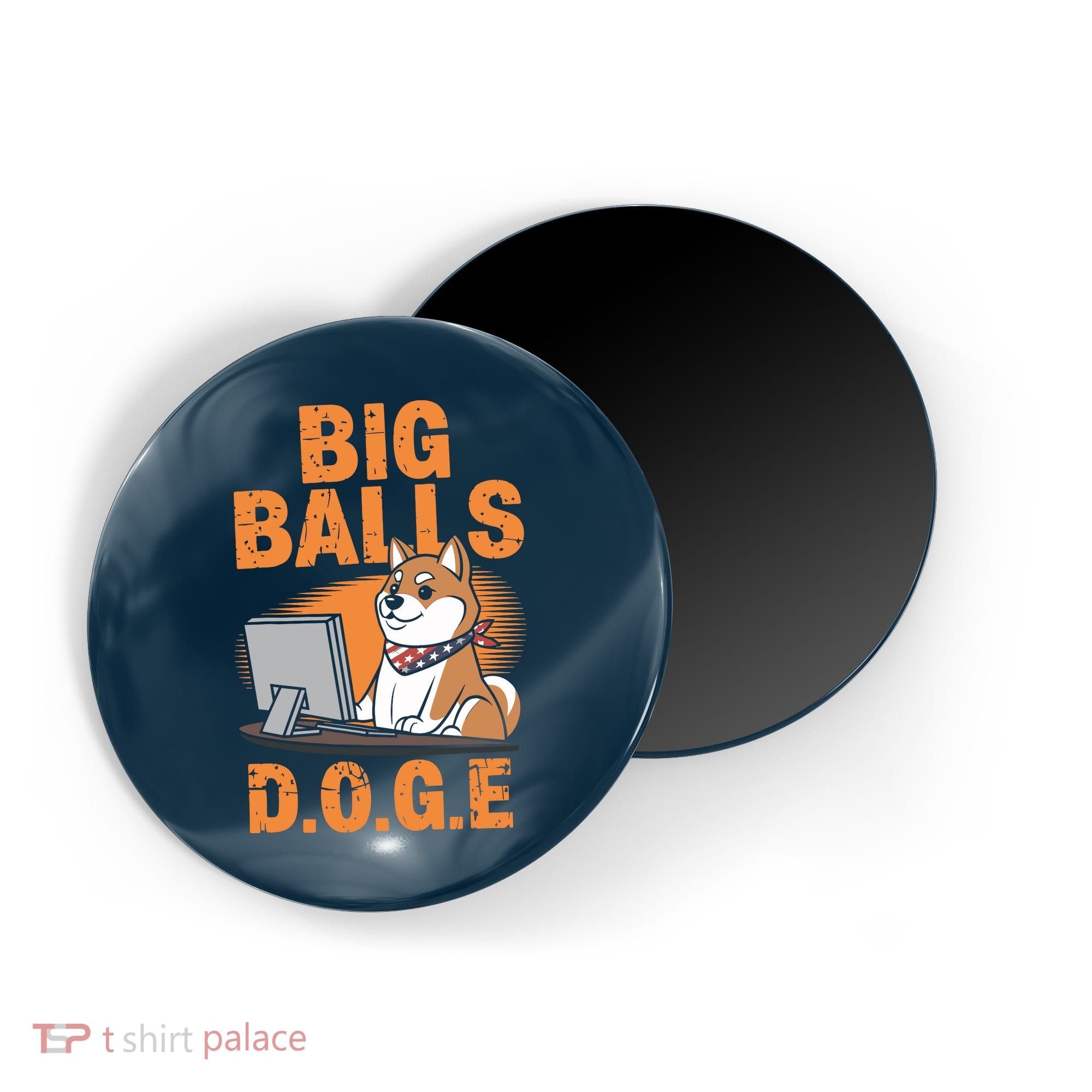 Big Balls D.O.G.E Doge Funny Magnet