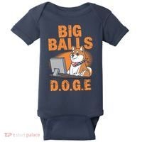 Big Balls D.O.G.E Doge Funny Baby Bodysuit thumb 0