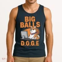 Big Balls D.O.G.E Doge Funny Tank Top thumb 3