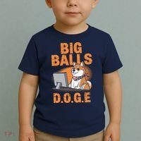 Big Balls D.O.G.E Doge Funny Toddler T-Shirt thumb 2