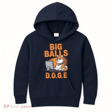 Big Balls D.O.G.E Doge Funny Kids Hoodie