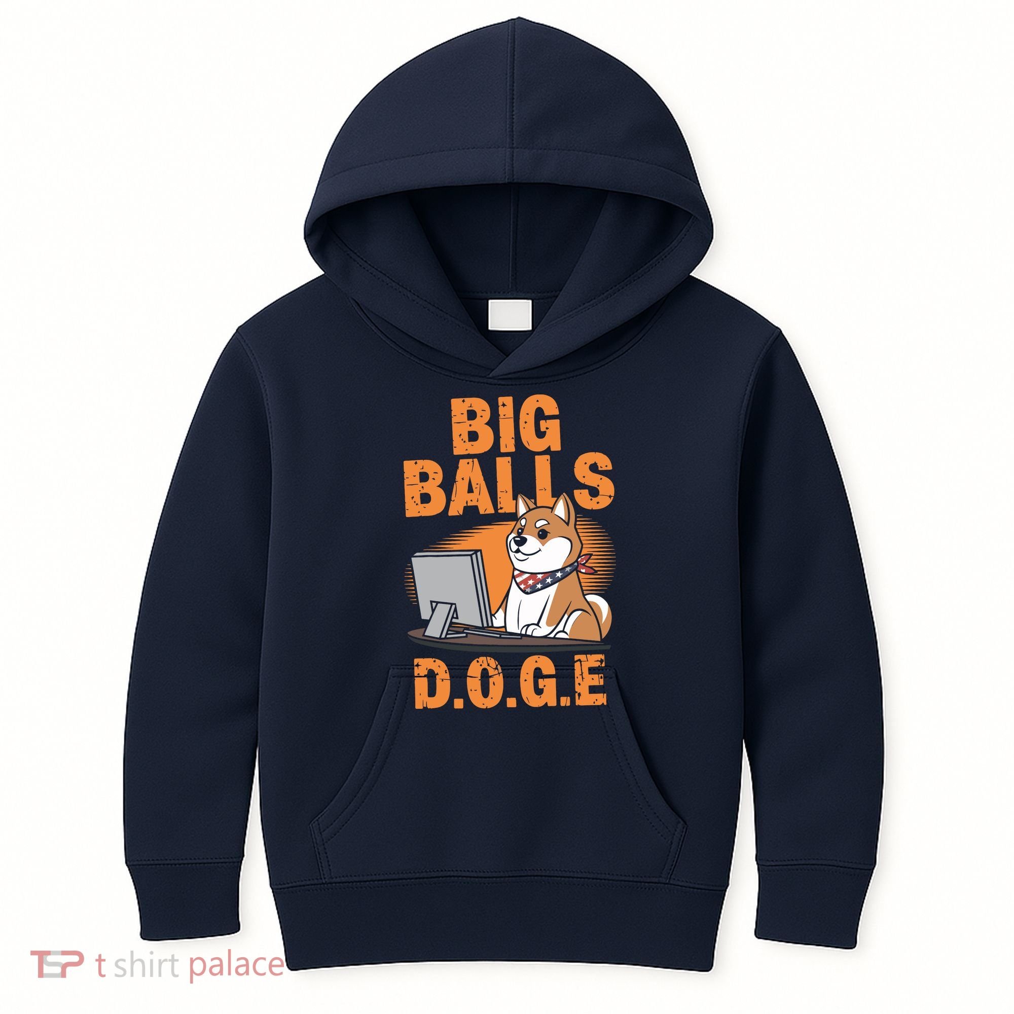 Big Balls D.O.G.E Doge Funny Kids Hoodie
