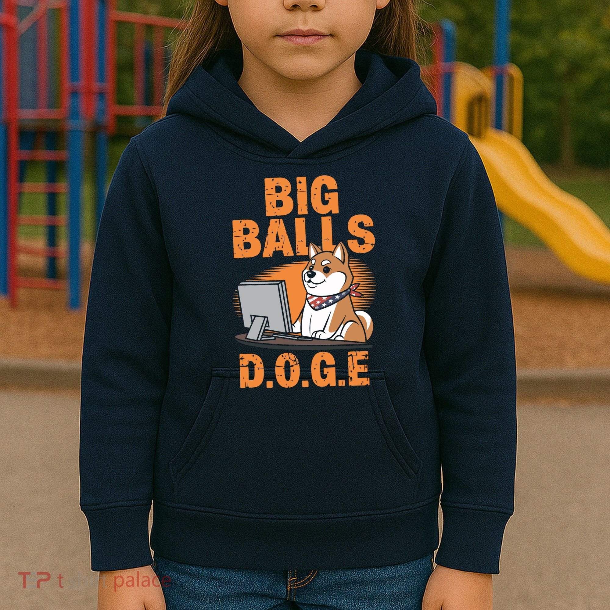 Big Balls D.O.G.E Doge Funny Kids Hoodie