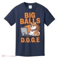 Big Balls D.O.G.E Doge Funny Kids T-Shirt thumb 0