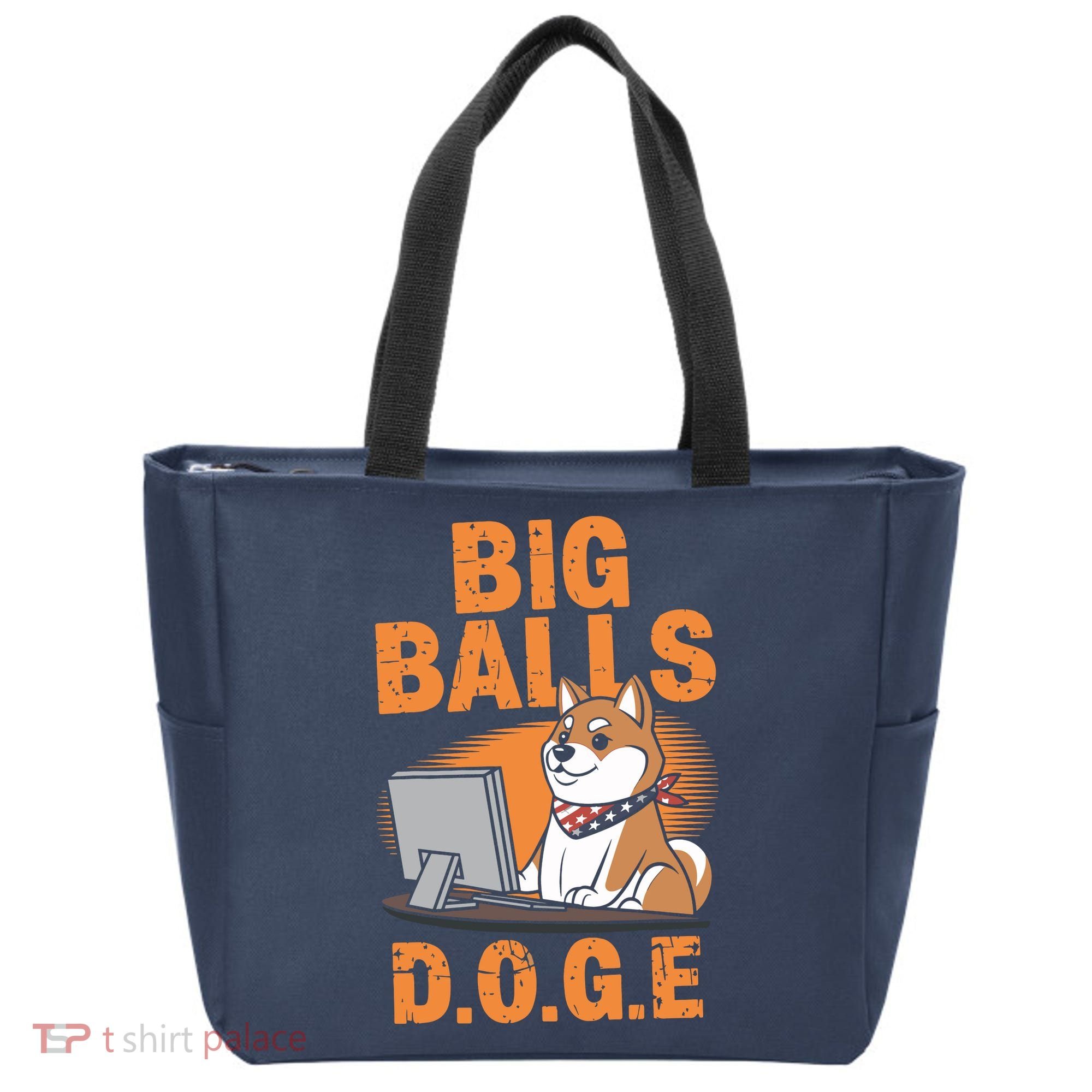 Big Balls D.O.G.E Doge Funny Tote Bag