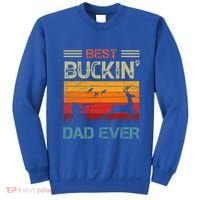 Best Buckin Dad Ever Deer Hunters Christmas Dad Funny Gift Sweatshirt thumb 0