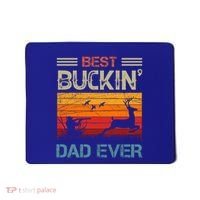 Best Buckin Dad Ever Deer Hunters Christmas Dad Funny Gift Mousepad thumb 0