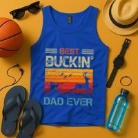Best Buckin Dad Ever Deer Hunters Christmas Dad Funny Gift Tank Top thumb 4