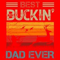 Best Buckin Dad Ever Deer Hunters Christmas Dad Funny Gift Santa Hat thumb 1