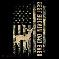 Best Buckin Dad Ever American Flag FatherS Day Cute Gift Coffee Mug thumb 5