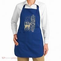 Best Buckin Dad Ever American Flag FatherS Day Cute Gift Apron thumb 2
