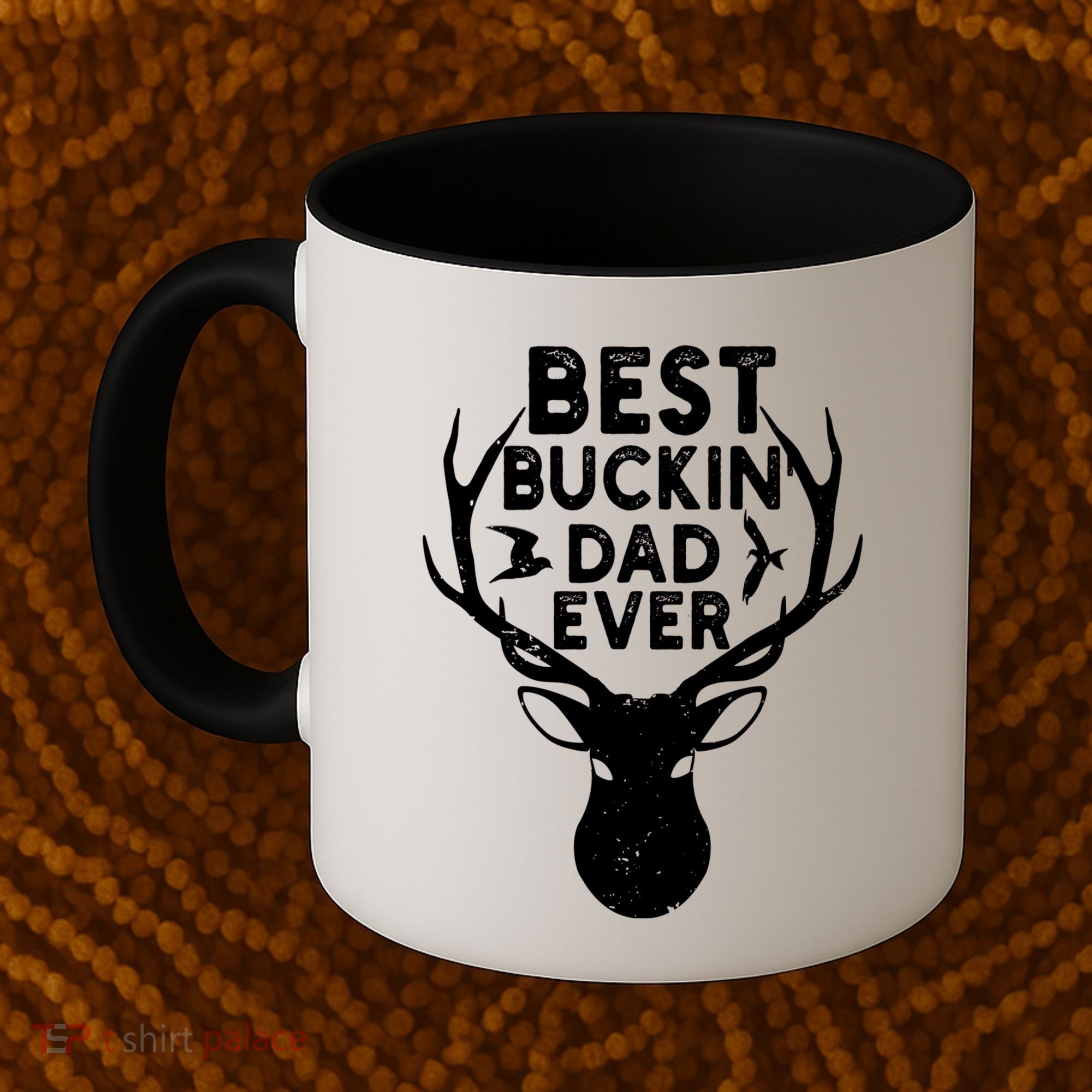 Best Buckin Dad Ever Fathers Day Deer Hunters Hunting Gift Coffee Mug