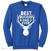 Best Buckin Dad Ever Fathers Day Deer Hunters Hunting Gift Sweatshirt thumb 0