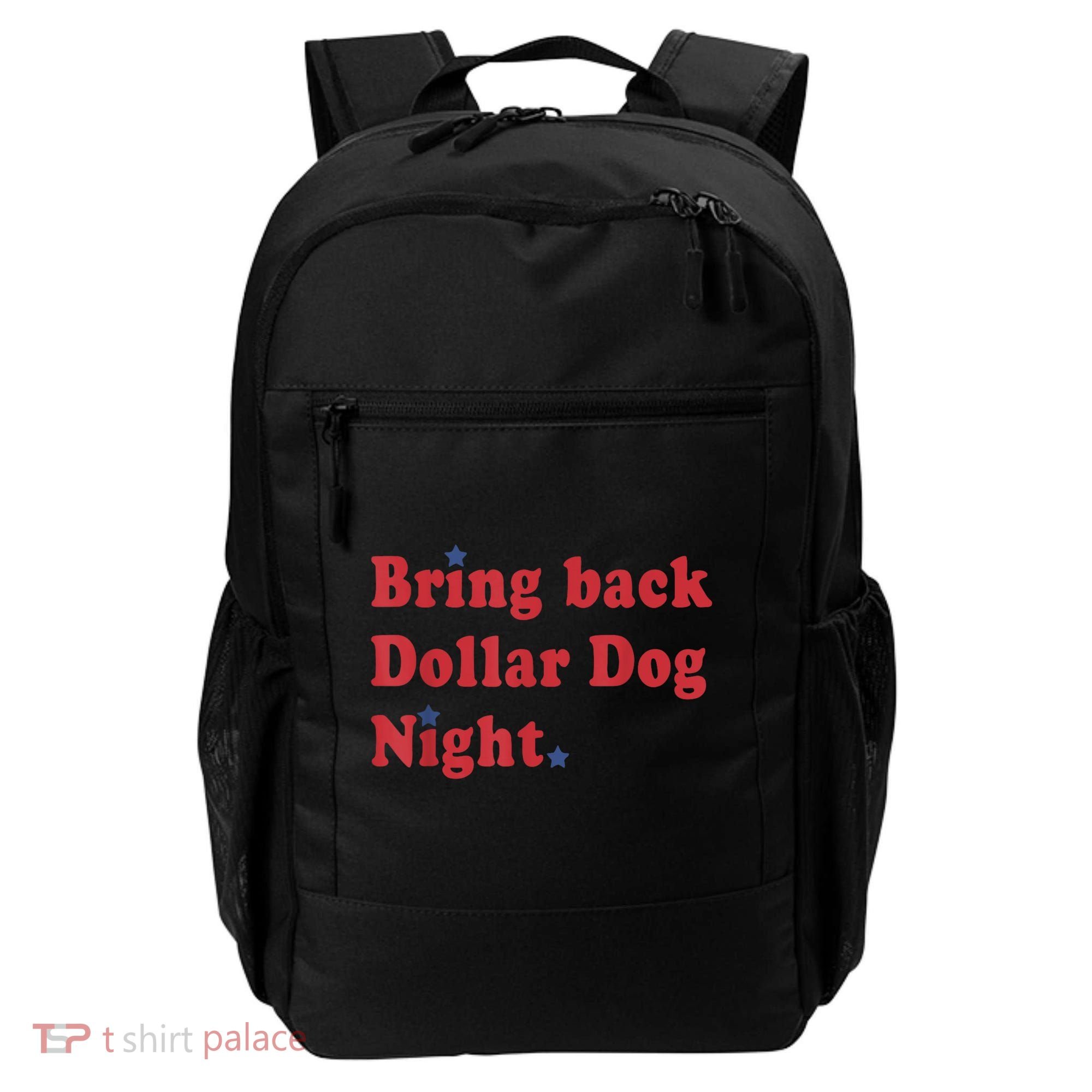 Bring Back Dollar Dog Night Stars Baseball Backpack