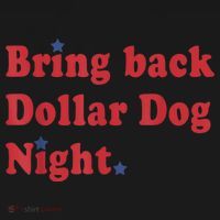 Bring Back Dollar Dog Night Stars Baseball Backpack thumb 2