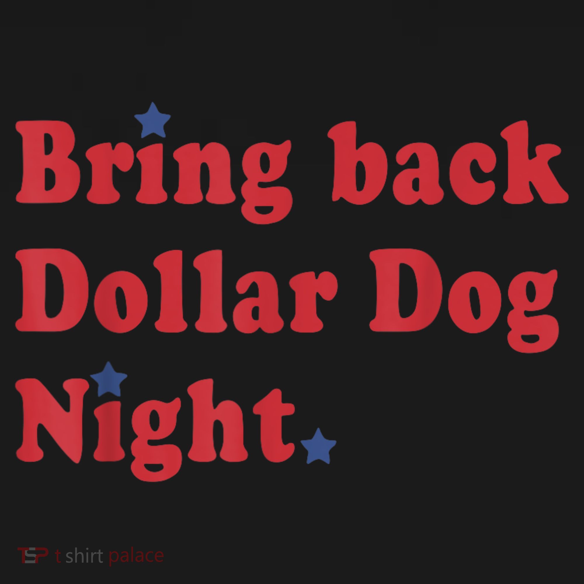 Bring Back Dollar Dog Night Stars Baseball Backpack