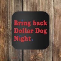 Bring Back Dollar Dog Night Stars Baseball Coaster thumb 0