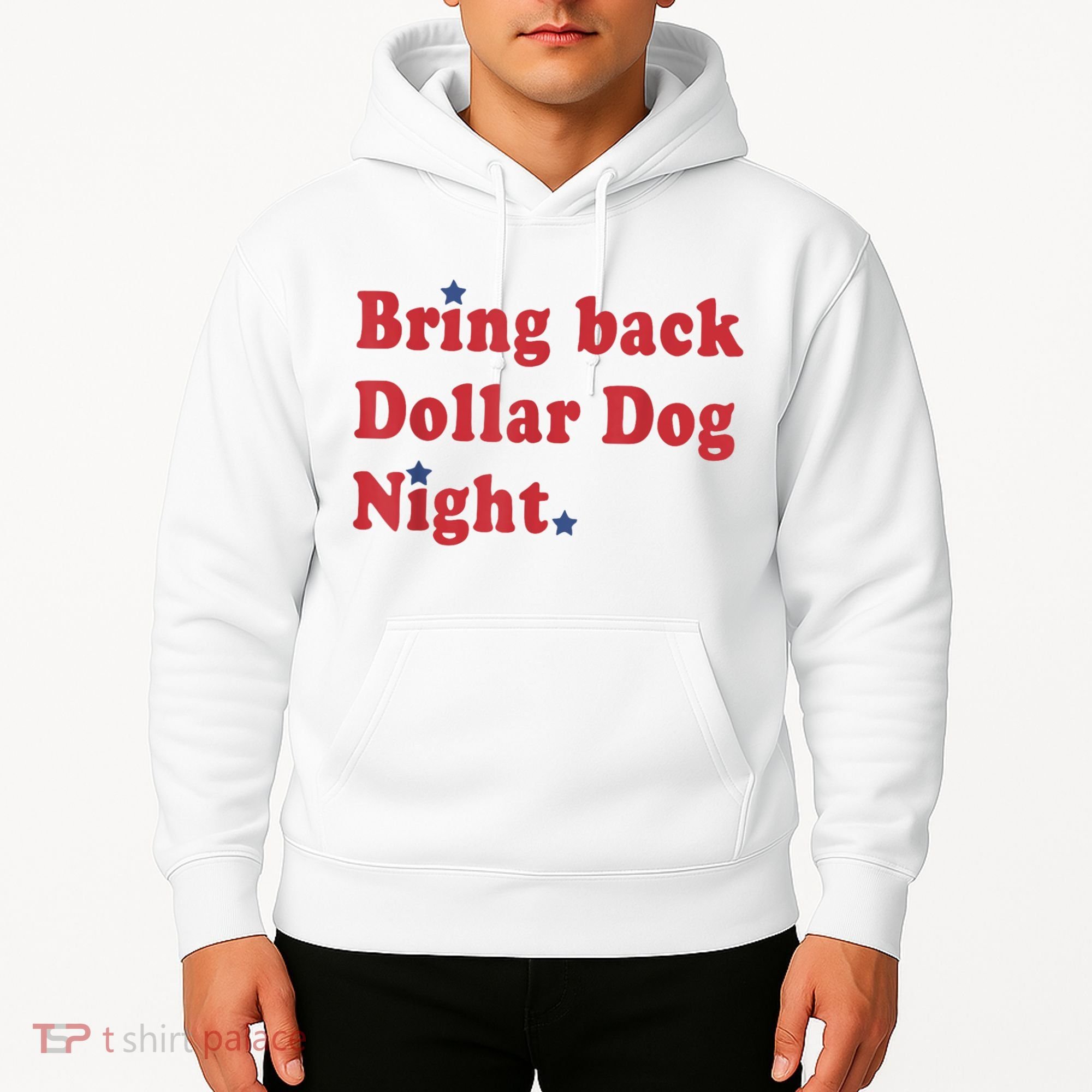 Bring Back Dollar Dog Night Stars Baseball Hoodie