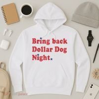 Bring Back Dollar Dog Night Stars Baseball Hoodie thumb 3