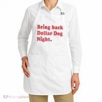 Bring Back Dollar Dog Night Stars Baseball Apron thumb 2
