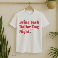 Bring Back Dollar Dog Night Stars Baseball T-Shirt thumb 2