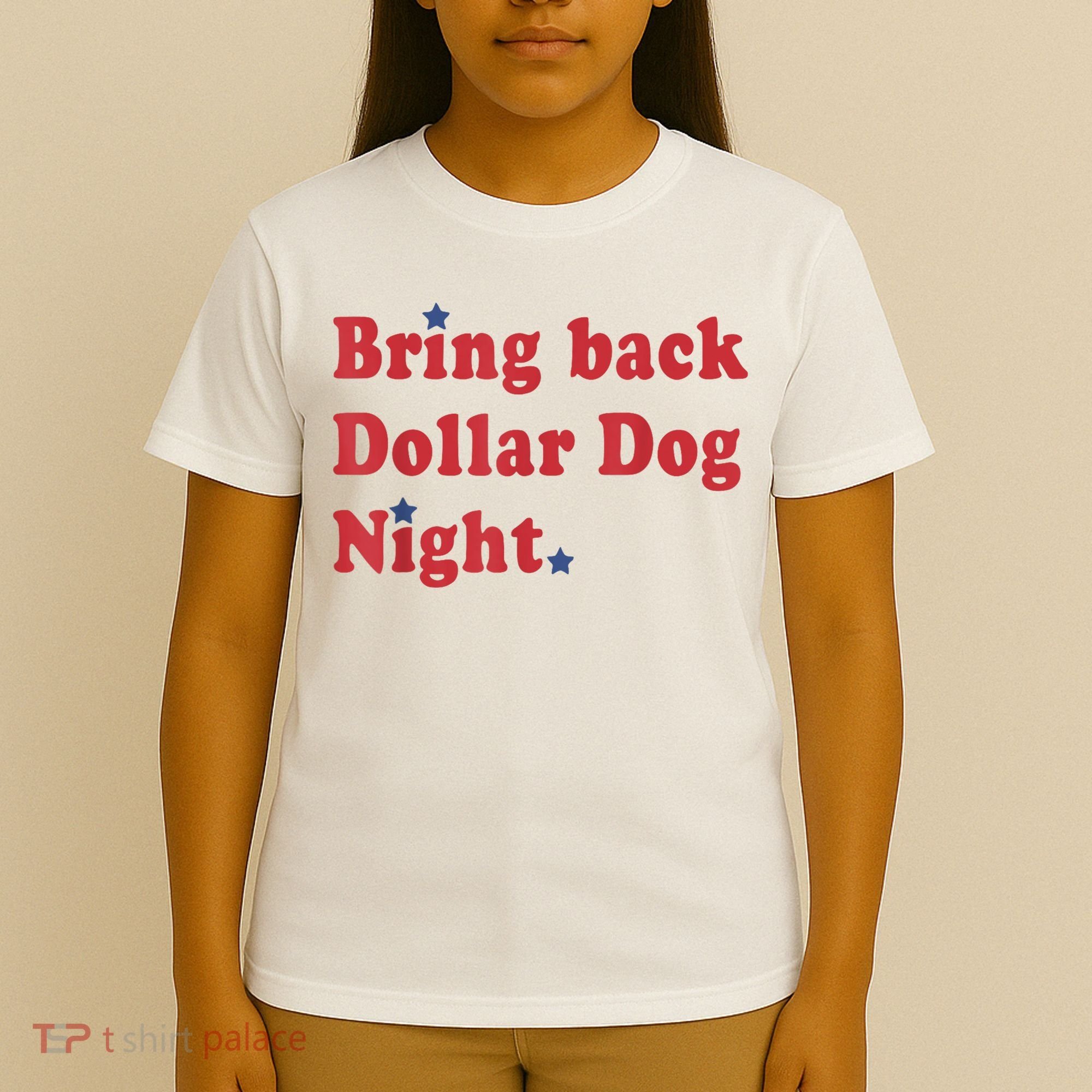 Bring Back Dollar Dog Night Stars Baseball T-Shirt