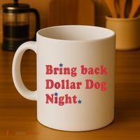 Bring Back Dollar Dog Night Stars Baseball Coffee Mug thumb 4